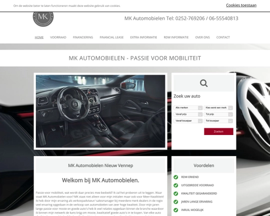 MK Automobielen Logo