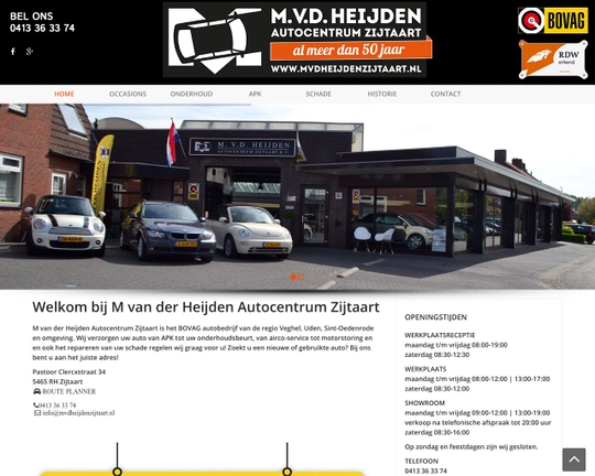 MvdHeijden Autocentrum Zijtaart Logo