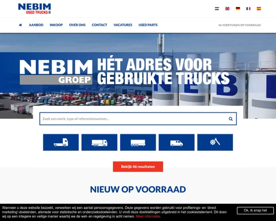Nebim Used Trucks Logo