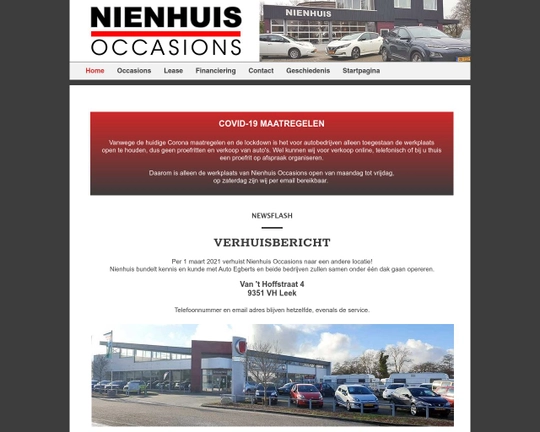 Nienhuis Occasions Logo