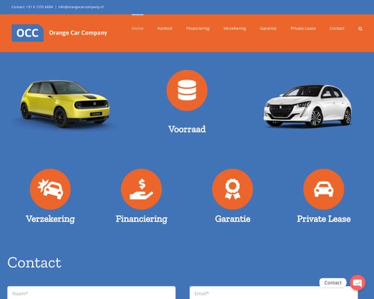 Orange Car Company Logo