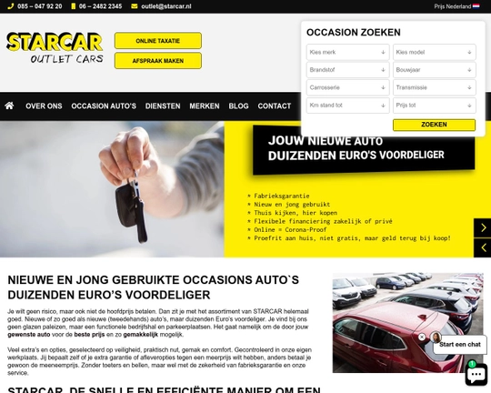 Starcar Outlet Cars Logo