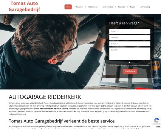Tomas Auto garagebedrijf Logo