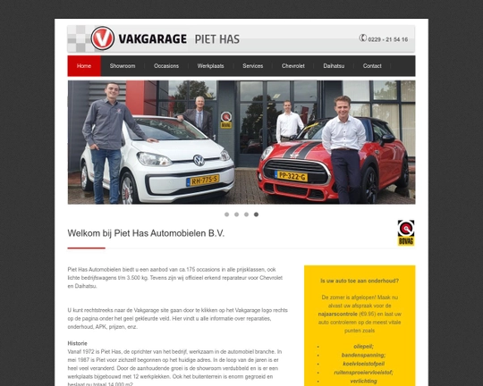Vakgarage Piet Has Logo