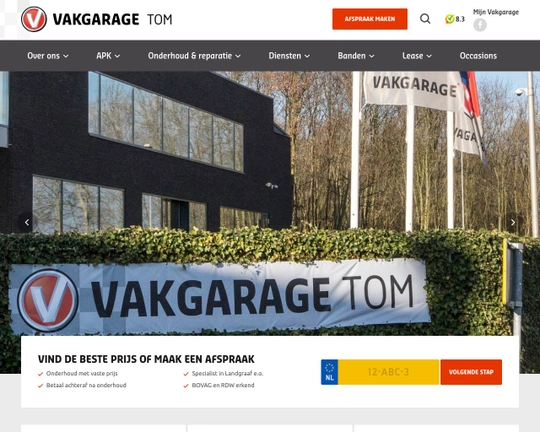 Vakgarage Tom Logo
