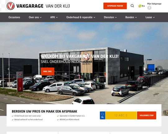 Vakgarage van der Klij B.V. Logo