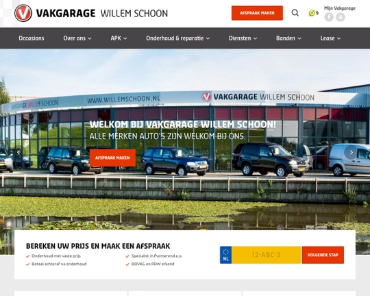 Vakgarage Willem Schoon Logo