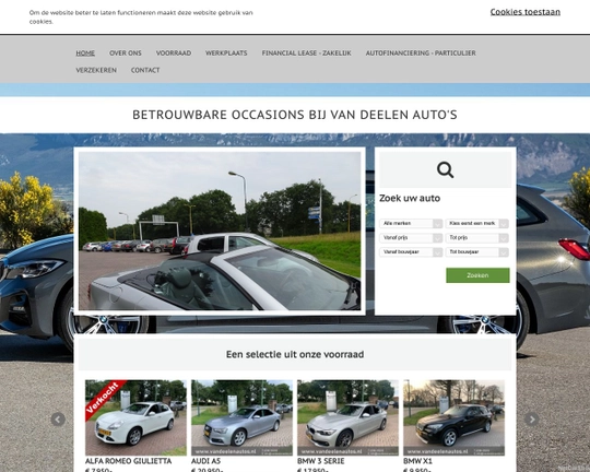 VAN DEELEN AUTO'S Logo