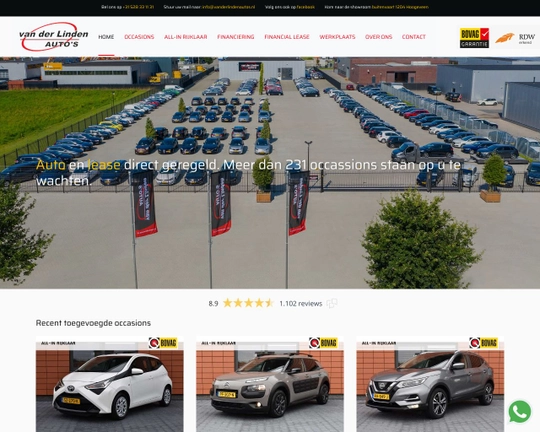 van der Linden auto's Logo
