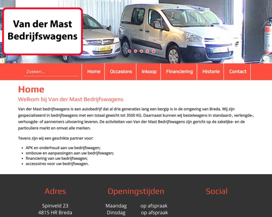 Van der Mastbedrijfswagens Logo