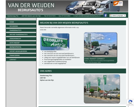 Van der Weijden bedrijfsauto's Logo
