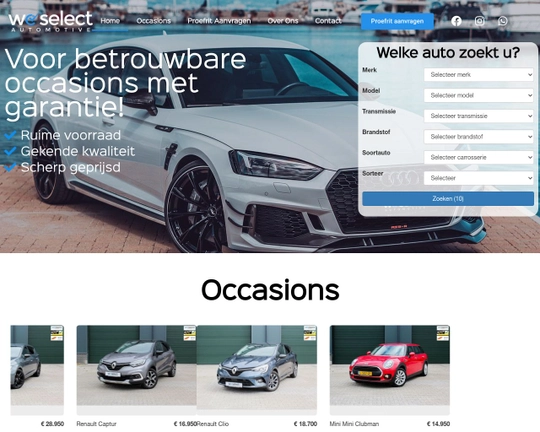 We Select Automotive Logo
